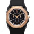 BVLGARI ブルガリ オクト ウルトラネロ クロノグラフ【BGO41BBSPGVDCH】 Octo Ultra Nero 腕時計 N級品は業界で最高な品質！