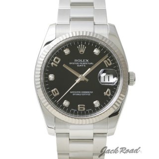 ROLEX ロレックス パーペチュアル デイト 5Pダイヤ【115234G】 Oyster Perpetual Date腕時計 N級品は業界で最高な品質！