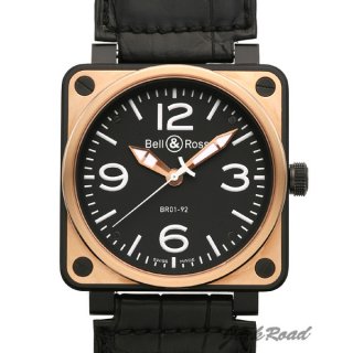 BELL＆ROSS ベル＆ロス 時計 BR01-92 ピンクゴールド カーボン【BR01-92PGC-AL】 BR01-92 腕時計 N級品は業界で最高な品質！