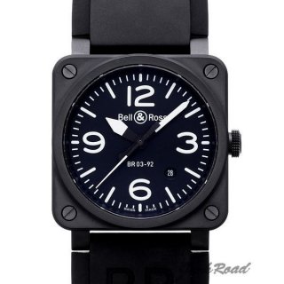BELL＆ROSS ベル＆ロス 時計 BR03-92 ブラック マット【BR03-92 BLACK MATTE】 BR03-9腕時計 N級品は業界で最高な品質！