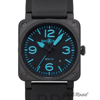 BELL＆ROSS ベル＆ロス 時計 BR03-92 ブルー【BR03-92BLUE-R】 BR03-92 Blue腕時計 N級品は業界で最高な品質！