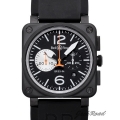 BELL＆ROSS ベル＆ロス 時計 BR03-94 ブラック&ホワイト【BR03-94 CFBW-R】 BR03-9腕時計 N級品は業界で最高な品質！