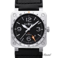 BELL＆ROSS ベル＆ロス 時計 BR03-93 GMT【BR0393-GMT-ST/SCA】 BR03-93 GMT腕時計 N級品は業界で最高な品質！