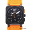 BELL＆ROSS ベル＆ロス 時計 BR03-94 カーボンオレンジ リミテッド【BR0394-O-CA/SRB】 BR03腕時計 N級品は業界で最高な品質！