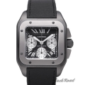 CARTIER カルティエ時計 サントス100 カーボン クロノグラフ【W2020005】 Santos 100 Carbon腕時計 N級品は業界で最高な品質！