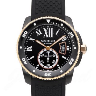 CARTIER カルティエ時計 カリブル ドゥ カルティエ ダイバー カーボン【W2CA0004】 Calibre de Ca腕時計 N級品は業界で最高な品質！