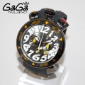 GaGa MILANO （ガガミラノ） 時計 腕時計 クロノ 48mm グレー ラバー/ガンメタル 60546G 6054.6 メンズ|ガガミラノ時計スーパーコピー品腕時計 N級品は業界で最高な品質！