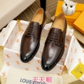 新品同様 ルイヴィトン 革靴 メンズ 本革 ビジネスシューズ レザー 紳士靴 gexie056