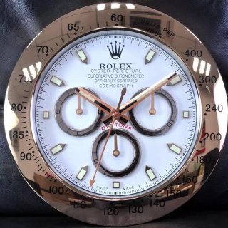 ☆ROLEX ロレックス 壁掛け時計 展示用掛け時計で安価な電波掛時計 インテリア＆キッチン のお洒落な掛け時計 上品☆GZ016