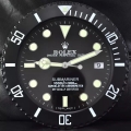 ☆ROLEX ロレックス 壁掛け時計 展示用掛け時計で安価な電波掛時計 インテリア＆キッチン のお洒落な掛け時計 上品☆GZ022