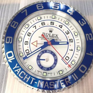 ☆ROLEX ロレックス 壁掛け時計 展示用掛け時計で安価な電波掛時計 インテリア＆キッチン のお洒落な掛け時計 上品☆GZ031