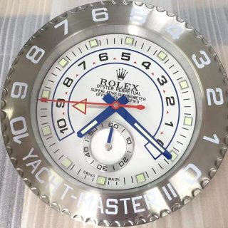 ☆ROLEX ロレックス 壁掛け時計 展示用掛け時計で安価な電波掛時計 インテリア＆キッチン のお洒落な掛け時計 上品☆GZ032