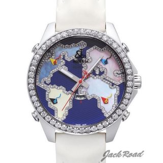 Jacob&co ジェイコブ 5タイムゾーン ダイヤモンド コレクション ワールドマップ【JC-124D】 Five Time 腕時計 N級品は業界で最高な品質！