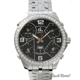 Jacob&co ジェイコブ 5タイムゾーン【JC-29D】 5 Time Zone腕時計 N級品は業界で最高な品質！