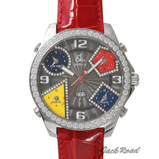 Jacob&co ジェイコブ ファイブタイムゾーン【JC-57DAD】 Five Time Zone腕時計 N級品は業界で最高な品質！