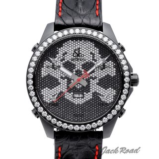 Jacob&co ジェイコブ 5タイムゾーン スカル リミテッド【JC-SKULL9D】 5 Timezone Skull Li腕時計 N級品は業界で最高な品質！