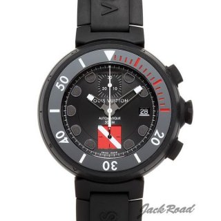 LOUIS VUITTON ルイ・ヴィトン時計 タンブール オートマティック ダイビング クロノグラフ XL【Q102F0】