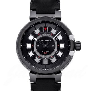 LOUIS VUITTON ルイ・ヴィトン時計 タンブール エボリューション スピンタイム GMT【Q1AG00】 Tambo腕時計 N級品は業界で最高な品質！
