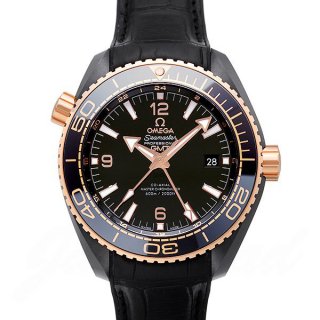 OMEGA オメガ シーマスター 600 プラネットオーシャン GMT コーアクシャル マスタークロノメーター ディープブラッ腕時計 N級品は業界で最高な品質！