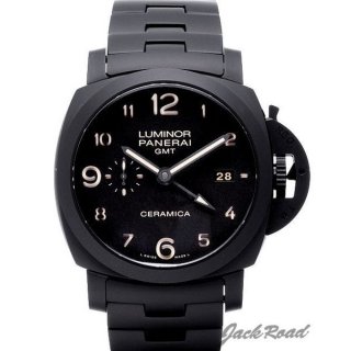 PANERAI パネライ ルミノール 1950 3デイズ GMT トゥットネロ【PAM00438】 Luminor 1950 腕時計 N級品は業界で最高な品質！
